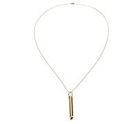 ZASCHMOY Collier Respiratoire, Outil de Pleine Conscience pour Soulager l'anxiété, le Stress, L'attaque de Panique, avec Exercice de Ralentissement, Méditation, Relaxation, Yoga (GOLD)