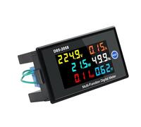 ZASCHMOY Compteur Numérique Multifonction - Moniteur de Puissance CA 6-en-1 - Écran LCD - Voltmètre, Ampèremètre et Wattmètre CA avec Mémoire de Coupure de Courant - Pour le Suivi (AC40-300V)