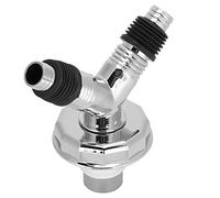 ZASCHMOY Connecteur de Tuyau en Y à Double Usage - Adaptateur Multi-diamètre pour Siphon de Sol, Machine à Laver, Cuisine et Salle de Bain, PVC Durable avec Couvercle Décoratif (Couvercle décoratif