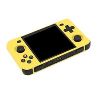ZASCHMOY Console de Jeu Rétro Portable R40S, écran IPS de 4 Pouces, Résolution 720 X 720, Lecteur de Jeu Open Source Prenant en Charge 11 émulateurs, Batterie 4000 MAh, Version Jaune, 16 Go de RAM,