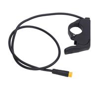 ZASCHMOY Contrôle Universel de Vitesse des Gaz à Pouce 140x avec Connecteur Résistant à 3 Broches, Accélérateur de Doigt Ergonomique pour Scooters électriques, Guidon Droit et Gauche Compatible