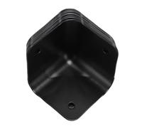 ZASCHMOY Corner Protector Set pour Le Haut-Parleur et Les Meubles - 8pcs Black Angle Corner Guard Metal - Proof Iron for Guitar Amp, Cabinet, Home Furnishings