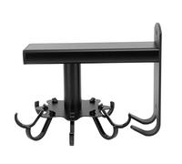 ZASCHMOY Crochets Rotatifs, Crochets pour Ustensiles de Cuisine en Aluminium Robuste, Muraux Rotatifs à 360 °, Support Suspendu pour Ustensiles de Cuisine en Aluminium renforcé, Argent (BLACK)