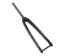ZASCHMOY Cycling Fork Fork 3K T800 en Fibre de Carbone 100x12 Mm à Travers l'essieu avec 1-1/8 Pouce de Diamètre, Frein à Disque Plat décalé 45 Mm, Finition Brillante pour Les Vélos de Route