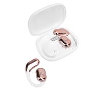 ZASCHMOY Écouteurs de Traduction Bluetooth, Traducteur en Temps Réel de 144 Langues avec Prise en Charge de l'application pour la Musique et Les Appels - Or Blanc (Or Blanc)