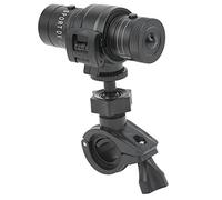 ZASCHMOY Enregistreur Vidéo à Moto Full HD 1080p avec Mic - Lentes Grand Angle, Coque en Alliage en Aluminium étanche, Taille Compacte pour le Casque de Cycle de Montagne DVR