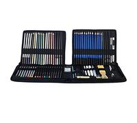 ZASCHMOY Ensemble de 83 Crayons de Dessin Professionnels avec Croquis, Crayons Pastel au Fusain, de Couleur, Aquarelle, Sac de Rangement pour Artistes Débutants et (autre)