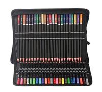 ZASCHMOY Ensemble de 83 Crayons de Dessin Professionnels avec Croquis, Crayons Pastel au Fusain, de Couleur, Aquarelle, Sac de Rangement pour Artistes Débutants et (En bois)
