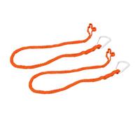 ZASCHMOY Ensemble de Laisse de Paddle Extensible en Kayak - 3-6 Pieds Polyvalents. Sangle pour Le Kayak, la Navigation de Plaisance, Le canoë et la Pêche - Longe Verte Robuste avec Un en Alliage