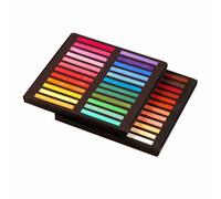 ZASCHMOY Ensemble de Pastels Carrés, 12/24/36/48 Couleurs, Bâtons de Pastel Secs et Doux, Couleurs Riches et Vibrantes pour la Peinture, le Dessin Artistique, Non Toxiques pour les (48)