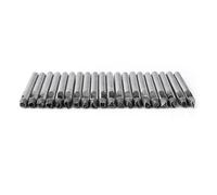 ZASCHMOY Ensemble d'Outils de Perforation de Fleur en Acier au Carbone de 5 Mm pour l'artisanat du Cuir de 20 Pièces - Personnalisez Votre Portefeuille, Votre Ceinture et Sac avec des Outils de