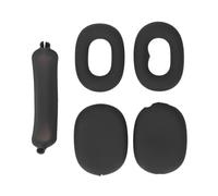 ZASCHMOY Étui pour Casque Portable à Coque Rigide en EVA avec Cache-Oreilles, Cache-Oreillettes et -Arceau ; Couleur Grise, Adaptée aux Voyages. (Black)