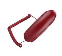 ZASCHMOY Extension de Téléphone Fixe Mural - Pas d'identification de l'appelant, Design Compact pour la Maison et Les Hôtels - Téléphone à économie d'énergie avec Flash, Fonction de Sourdine