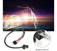 ZASCHMOY Faisceau de Câbles pour Phares Antibrouillard, 2 Prises H4 vers Ampoules 9006, Câble Adaptateur de Conversion pour une Installation Facile