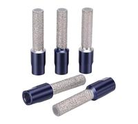 ZASCHMOY Foret Diamant Sec, Foret à Carrelage à Filetage M10 de 10 Mm avec Cire de Refroidissement pour Céramique Granit Marbre Pierre Verre, Perçage Rapide, Haute Résistance à L'usure