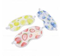 ZASCHMOY Gel Eye Cover Cooling Eye Pack Compresse Froide Réutilisable Douce Pour Les Yeux Gonflés Et La Relaxation Bleu Rose Jaune 3 Pièces 7,2x3,54x0,2 Pouces (3 pièces)