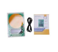 ZASCHMOY Générateur de Résonance Premium Dispositif de Fréquence Réglable 0.1Hz 30000Hz Onde Sinusoïdale Pure Carrée pour Laboratoire de Relaxation Vert USB (Plaqué or avec boîtier à panneau doré)