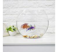ZASCHMOY Glow-in-The Dark Aquarium Artificial Fish Decor - Silicone Lionfish Ornaments for Fish Tank - Réaliste de Simulation Flottante Animal (Rouge)