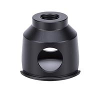 ZASCHMOY Guide de Perçage Trous Droits Bloc de Perçage en Alliage D'aluminium Gabarit Vertical Bagues Interchangeables Travail du Bois Travail des Métaux Bricolage Ensemble de 8 Pièces (Ensemble