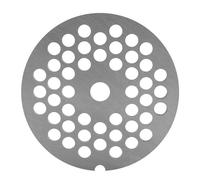 ZASCHMOY Hachoir à Viande en Acier au Carbone, Couteau à Disque, Trous de 3mm, Durable et Facile à Nettoyer, Parfait pour une Préparation Rapide de la Viande Hachée (Petit trou rond 5mm)