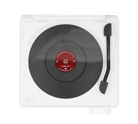 ZASCHMOY Haut-Parleur Bluetooth Rétro avec Horloge et Support de Charge, Prend en Charge Une Carte Mémoire jusqu'à 32 Go, Un Petit Haut-Parleur d'enregistrement Apaisant, adapté au Divertissement