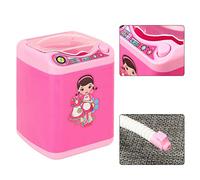 ZASCHMOY Interactive Mini Electric Washing Machine Toy for Kids - Cute Cartoon Design with Fine Movement Simulation - Safe et Eco-Friendly Plastic, Améliore la Cognition et la Coordination œil-Main