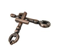 ZASCHMOY IQ Teaser Unlock Toy - Puzzle Intelligent pour Adulte avec Boucle de Verrouillage, Jouet éducatif, Alliage de Zinc Durable, Puzzle Portable Anti-Stress pour Le Développement Cognitif