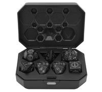 ZASCHMOY Jeu de Dés Lumineux à LED, Dés RPG Polyédriques Clignotants avec Batterie Intégrée pour Jeux de Table Donjons et Dragons