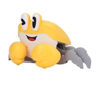 ZASCHMOY Jouet pour bébé de Crabe Interactif avec la Technologie des Capteurs et éclairer la Musique pour l'apprentissage Précoce et l'engagement du Temps du Ventre - Bleu (Yellow)
