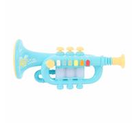 ZASCHMOY Jouet Trompette - Instrument à Vent Musical d'apprentissage en Plastique pour Enfants à Partir de 3 Ans - Jouet Musical d'éducation Précoce pour Garçons et Filles - Design Léger et Sûr