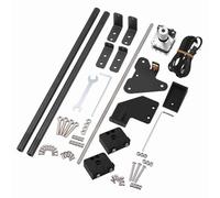 ZASCHMOY Kit de Mise à Niveau Double Axe Z pour Imprimante 3D Ender 3 avec Jeu de Tiges de Support Stabilisateur Anti-secousse en Aluminium et Acier Inoxydable élévateur de Synchr