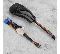 ZASCHMOY Kit de Modification de Pommeau de Levier de Vitesse LED Automatique électrique LHD pour E46 E60 E61 F30 Style Noir Brillant (noir brillant)