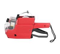 ZASCHMOY Kit de Pistolet à étiquette de Prix : 10 Chiffres, Marqueur de Prix de Détail à 2 Lignes, Outil de Tarification Efficace pour l'étiquetage, Fixation du Prix, Multi-Usage au