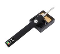 ZASCHMOY Kit de Stylo à Combustion Rechargeable avec Affichage Numérique pour Bijoux Faisant des Bijoux en Cuir Coussin Couture et Tissage - Outil de Combustion de Fil Noir Portable avec USB-C (BLACK)