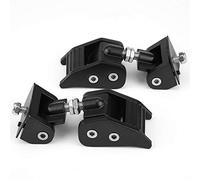 ZASCHMOY Kit de Support de Loquet de Verrouillage de Capot pour JK Unlimited 2007-2017 | Conception Robuste en Métal et en Plastique | Installation Facile | Empêcher le Retournement du Capot