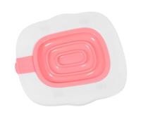 ZASCHMOY Kit d'entraîneur de Toilettes pour Chats avec Siège d'Entraînement en Toilettes Réutilisable, Matériau ABS Robuste pour Un Entraînement de Pot de Chat Efficace - Système ' Rose pour Les