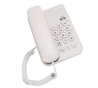 ZASCHMOY KX T3026CID Téléphone Anglais | Matériau ABS Durable et Options de Montage Polyvalentes | Parfait pour la Maison, Le Bureau et Les Hôtels | Téléphone Fixe à économie d'énergie (White)