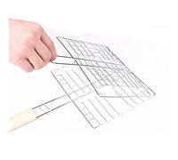 ZASCHMOY Le Barbecue en Fil Métallique Yuexinghui et les Pinces à Barbecue Sont Fabriqués à Partir de Matériaux de Haute qualité Réaction chimique. La Conception Portable Convient au Poisson, à La