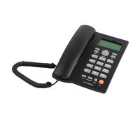 ZASCHMOY Le Téléphone sans Fil KX-T885CID Prend en Charge l'identification de l'appelant et Les Appels Mains Libres, adapté à Une Utilisation à la Maison, au Bureau et à 'hôtel. (Black)