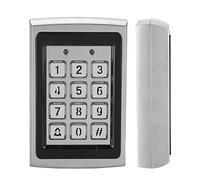 ZASCHMOY Lecteur de Carte en Métal 125 KHz avec Clavier de Contrôle d'accès par Mot de Passe - Gestion Sécurisée des Utilisateurs, Conception en Métal Durable avec Rétroéclairage Bleu, Idéal pour