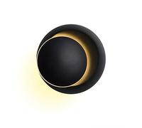 ZASCHMOY LED Wall Sconce Moon Shape 360 Rotating Modern Rechargeable Magnetic Bedside Lamp for Living Room Bedroom Hallway