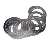 ZASCHMOY Lot de 10 Anneaux en Papier pour Chauffe-cire - Forme Ronde pour Machine à Cirer, Anneaux de Protection pour un Entretien Facile - Idéal pour les Chauffe-cire Standard - 156 X 156 Mm