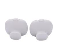 ZASCHMOY Lot de 2 Brosses Nettoyantes pour le Visage en Silicone de qualité Alimentaire - Exfoliant Doux, avec Manche Ergonomique et Trou de Suspension - Idéal pour les Voyages, l (WHITE)