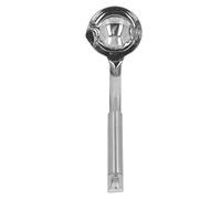 ZASCHMOY Louche à Soupe Séparateur d'huile en Acier Inoxydable 304 - Cuillère Passoire Ergonomique pour la Séparation des Graisses - Passe au Lave-vaisselle - Outil de Cuisine Polyvalent pour des