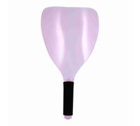 ZASCHMOY Masque Laque pour Cheveux, Visage Professionnel pour Protection contre les Pulv¨¦risations, Plastique Durable avec Poign¨¦e en ¨¦ponge, pour Usage Domestique et en Salon (PINK)