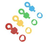 ZASCHMOY Mignon Cartoon Keychain Can Overner 4-Pack - Versatile Multifonction Soda & Beverage Bottle Ouvre-bouteille, Ouvreur d'emballage et Outil d'éplucheur 'agrumes