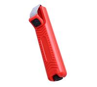 ZASCHMOY Mini Couteau à Dénuder 8-28 Mm - Outil de à Profondeur Réglable pour Câbles en PVC, Caoutchouc et Silicone - Indispensable pour l'électricien avec Poignée Antidérapante