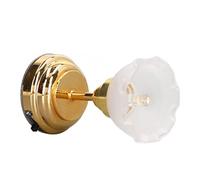 ZASCHMOY Mini Lampe LED en Forme de Dôme pour Maison de Poupée, échelle 1/12, Design Floral Décoratif, Luminaire Décoratif d'intérieur, Idéal pour Un Placard ou Une Petite Maison