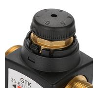 ZASCHMOY Mitigeur Thermostatique en Laiton à Filetage Mâle 3 Voies DN20 - Performance à Haut Débit pour Eau Chaude - Dispositif Anti-brûlure de sécurité - Convient aux Systèmes de Chauffage par le