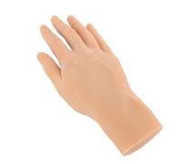 ZASCHMOY Modèle de Main Masculin en Silicone Réaliste Soft Flexible et Réutilisable pour la Peinture Pratique Bijoux Affichage de la Main Gauche LifeSize (main droite)